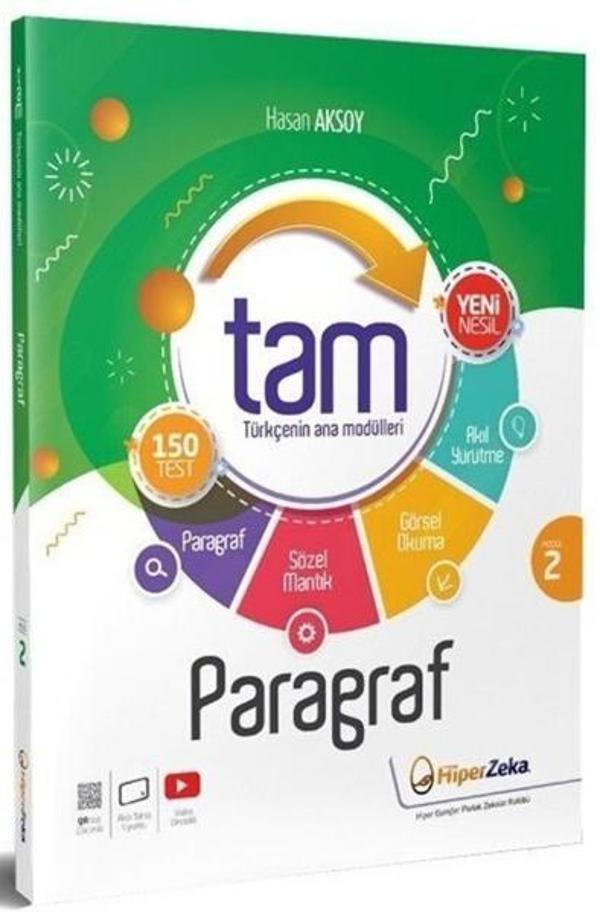 Hiper Zeka 8. Sınıf Paragraf TAM Türkçe nin Ana Modülleri 2 - Hiper Zeka - Image 1