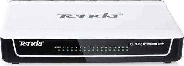 Tenda 16 Port 10-100 Mbps Switch Hub Plastik Kasa S16 - Image 1