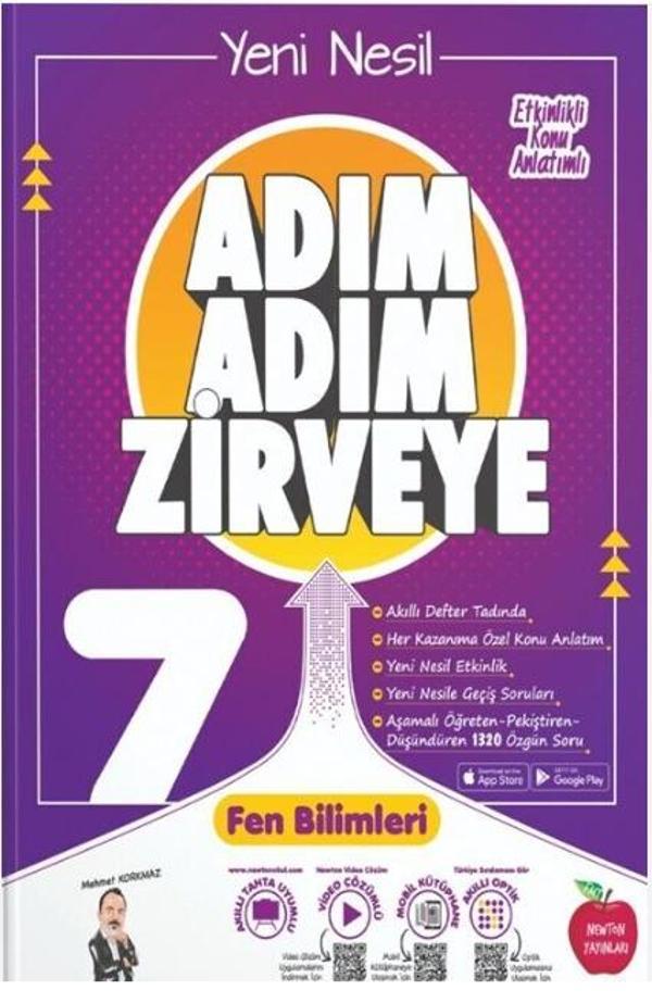 7. Sınıf Fen Bilimleri Adım Adım Zirveye Soru Bankası Newton Yayınları - Newton Yayınları - Image 1