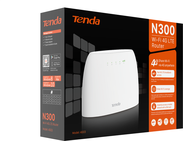 Tenda 4G03 4G Lte Router Sim Kartlı - Image 1