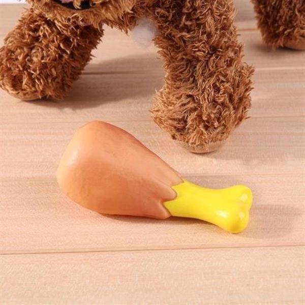 Büro Ev Evcil Hayvanı için Tavuk Budu Köpek Oyuncağı - Image 1