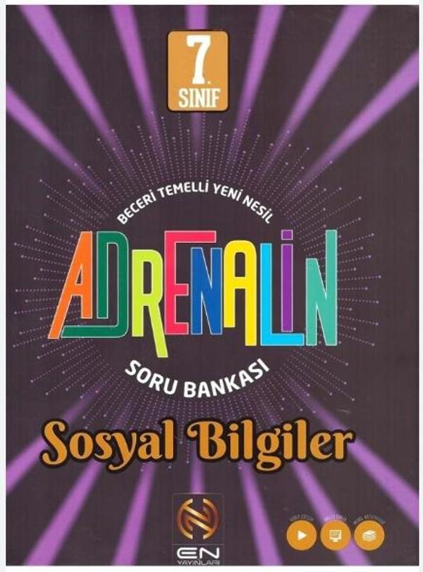 Adrenalin Yayınları 7. Sınıf Sosyal Bilgiler Soru Bankası - Adrenalin Yayınları - Image 1