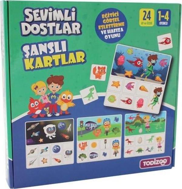 Todizoo Sevimli Dostlar Şanslı Kartla Kutu Oyunu 83913 - Image 1