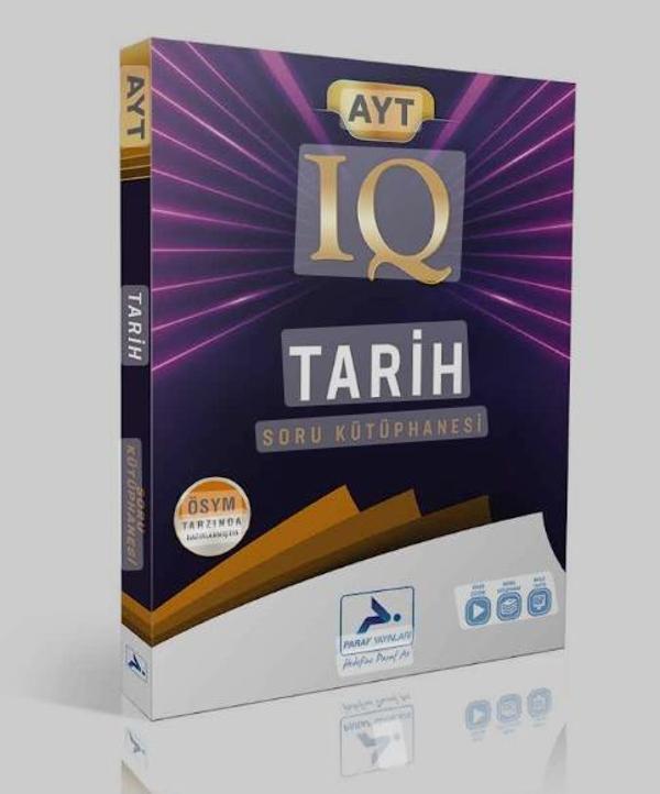 PRF Yayınları PRF AYT IQ Tarih Soru Kütüphanesi - PRF Paraf Yayınları - Image 1
