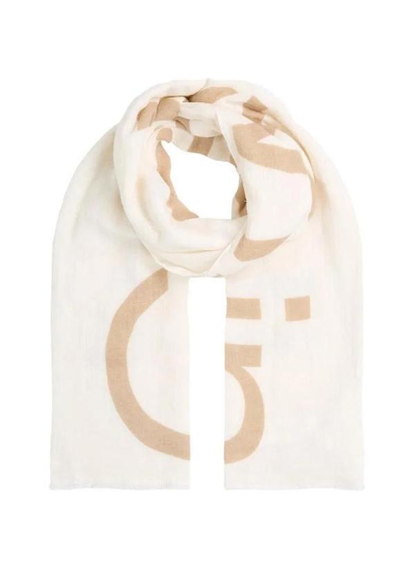 BOLD LOGO COTTON HEMP SCARF - Image 1