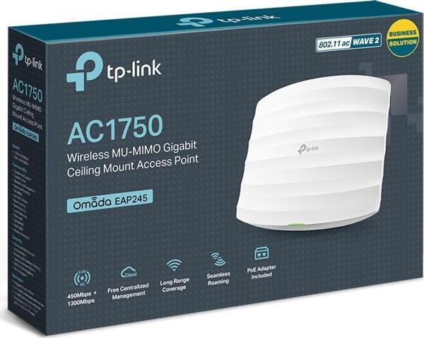 TP-Link Tavan Tipi 1750 Mbps Mu-Mimo Kablosuz Access Point Eap245 - Image 1