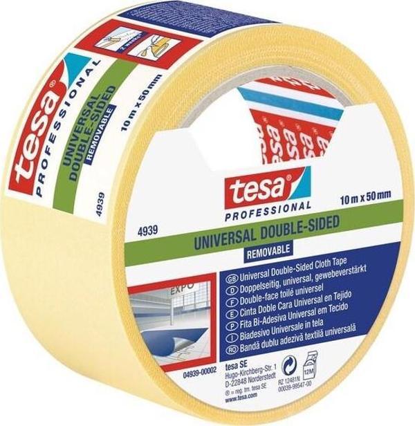 Tesa Halı Bandı İz Bırakmadan Sökülebilir 50Mm X 10 Metre 04939 - Image 1