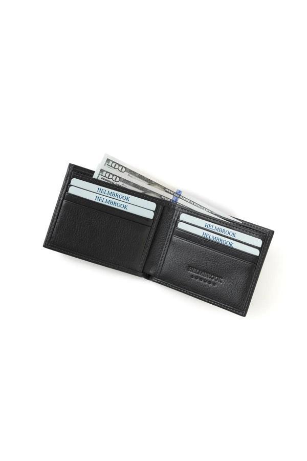 Dean Erkek Gri Deri Cep Tasarım Çok Bölmeli Rfid Korumalı Cüzdan - Image 1