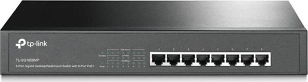 TP-Link Tl-Sg1008Mp 8 Port Poe+ 10-100-1000 Mbps Switch Çelik Kasa Rack Mount - Image 1