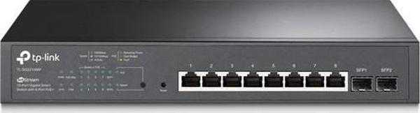 TP-Link Tl-Sg2210Mp 8 Port Poe+ 10-100-1000Mbps 2 Sfp Yönetilebilir Switch Hub - Image 1