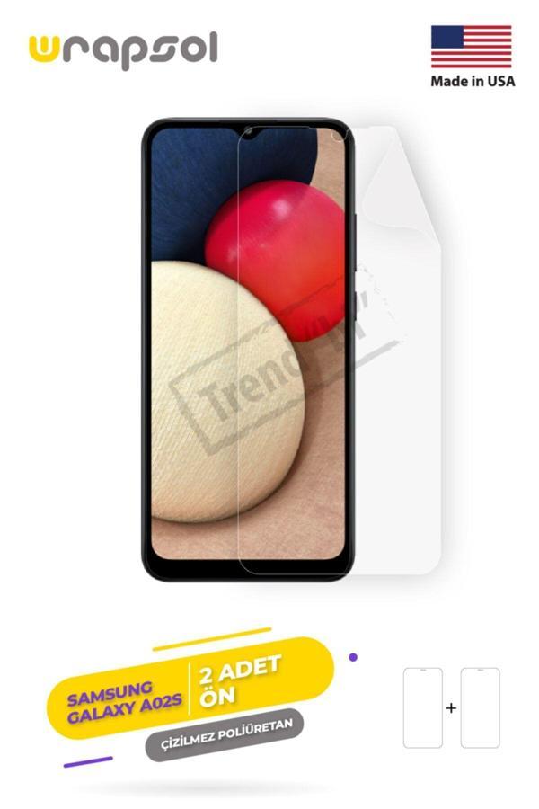 Galaxy A02s Ekran Koruyucu Kaplama Darbe Emici Poliüretan Film Amerika Üretimi - Image 1