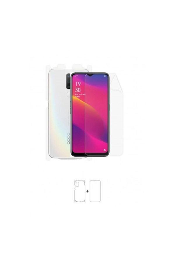 Oppo A11 360 ° Full Body Ekran Koruyucu Kaplama Ön Arka Yan Darbe Emici Poliüretan Film - Image 1