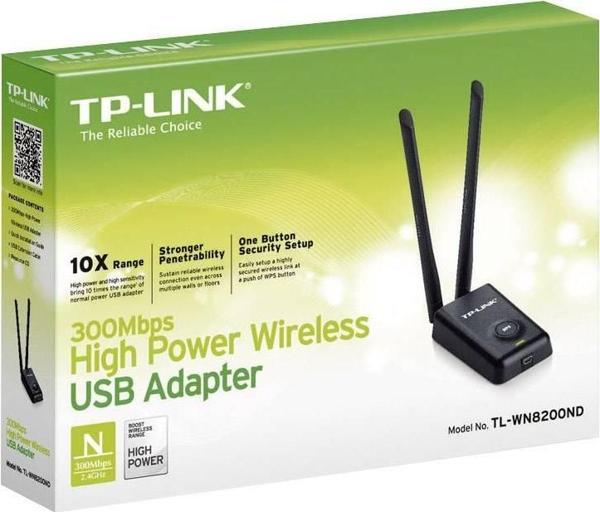 TP-Link Tl-Wn8200Nd 300 Mbps Çift Antenli Masa Üstü Kablosuz Adaptör Ethernet Kartı - Image 1