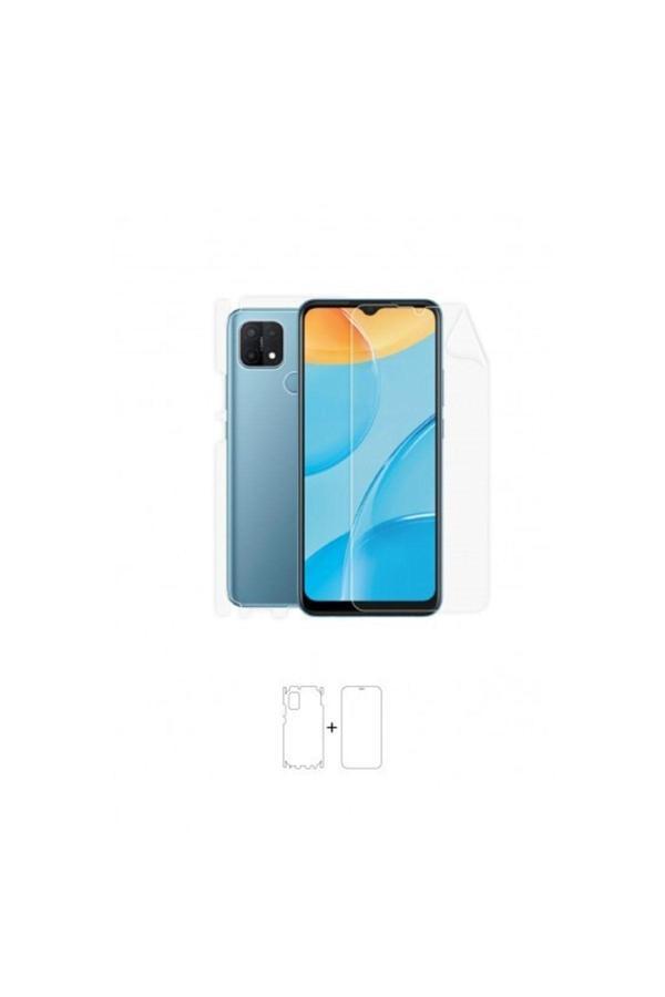Oppo A15 360 ° Full Body Ekran Koruyucu Kaplama Ön Arka Yan Darbe Emici Poliüretan Film - Image 1