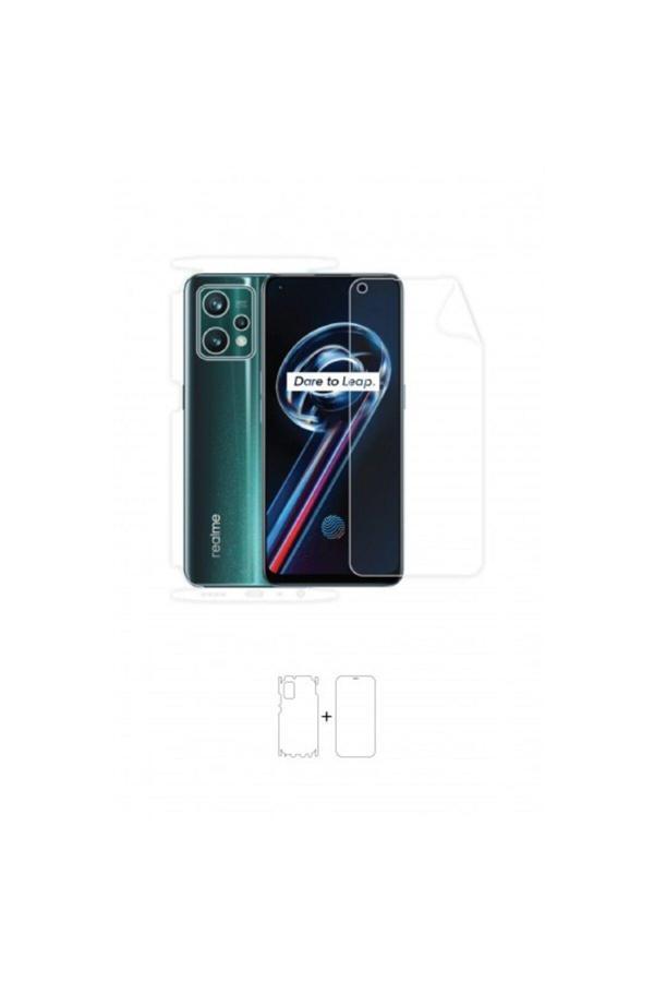 Realme 9 Pro Plus 360 ° Full Body Ekran Koruyucu Kaplama Ön Arka Yan Darbe Emici Poliüretan Film - Image 1