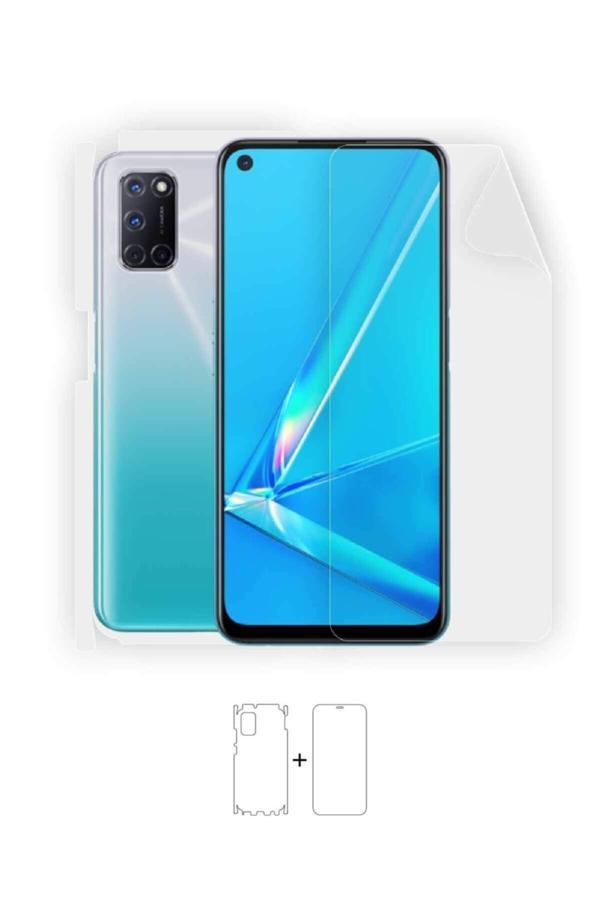 Oppo A72 360 ° Full Body Ekran Koruyucu Kaplama Ön Arka Yan Darbe Emici Poliüretan Film - Image 1