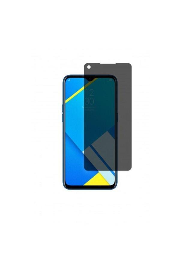 Realme C2 Mat Hayalet Ekran Koruyucu Kaplama Yandan Bakınca Görünmeyen Privacy Ekran Koruyucu - Image 1