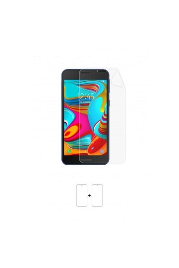 Galaxy A2 Core Ekran Koruyucu Kaplama Darbe Emici Poliüretan Film Amerika Üretimi - Image 1