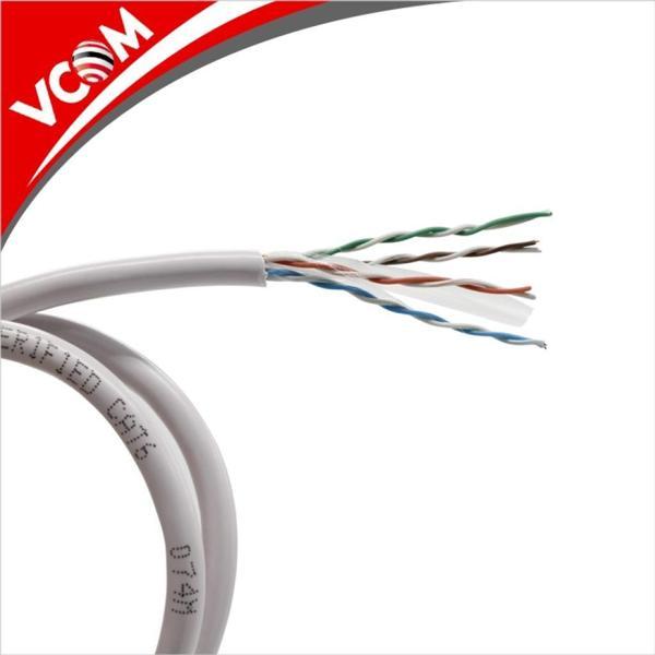 Vcom Utp Cat6 0.57 Cca 305 Metre Gri Kablo Nc614-305 - Image 1