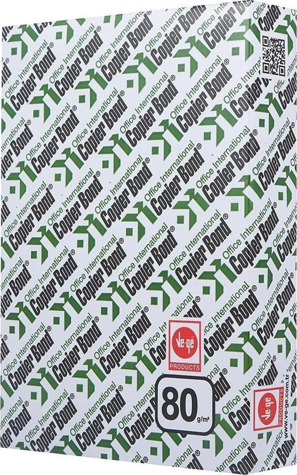 vege Copier Bond A3 Fotokopi Kağıdı 80 Gram 500'Lü (5 Paket) - Image 1