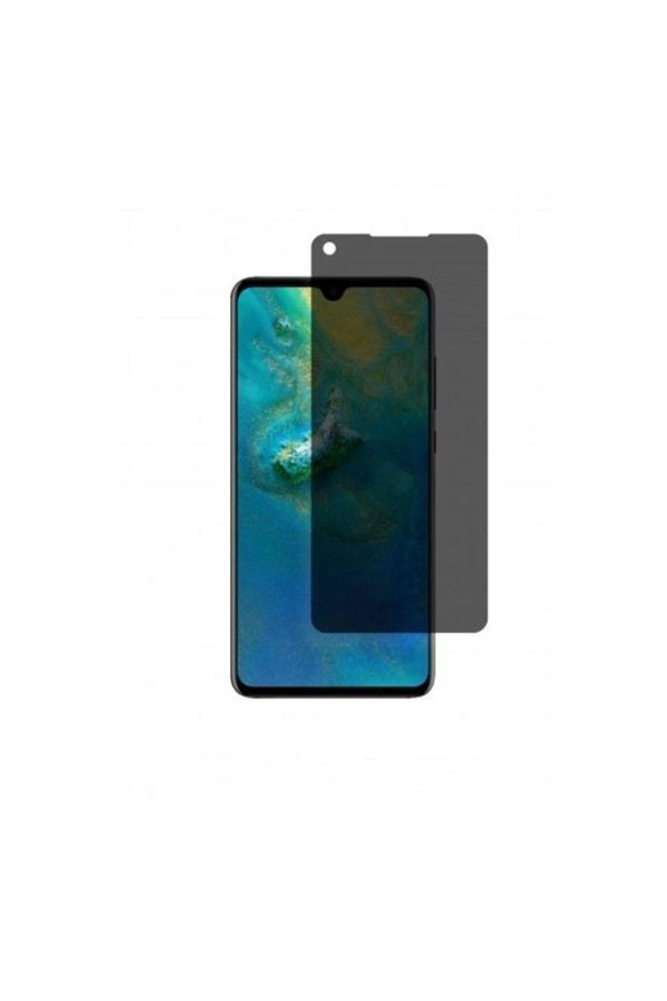 Huawei Mate 20 Mat Hayalet Ekran Koruyucu Kaplama Yandan Bakınca Görünmeyen Privacy Ekran Koruyucu - Image 1