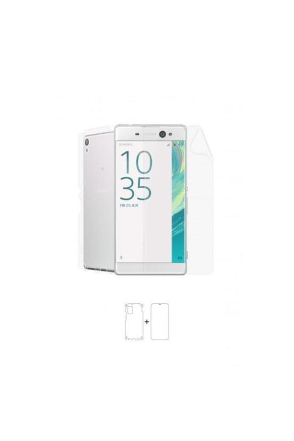 Sony Xperia Xa Ultra 360 ° Full Body Ekran Koruyucu Kaplama Ön Arka Yan Darbe Emici Poliüretan Film - Image 1