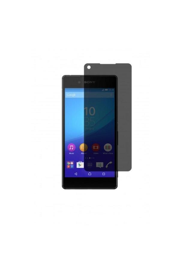 Sony Xperia Z3 Plus Mat Hayalet Ekran Koruyucu Yandan Bakınca Görünmeyen Privacy Ekran Koruyucu - Image 1