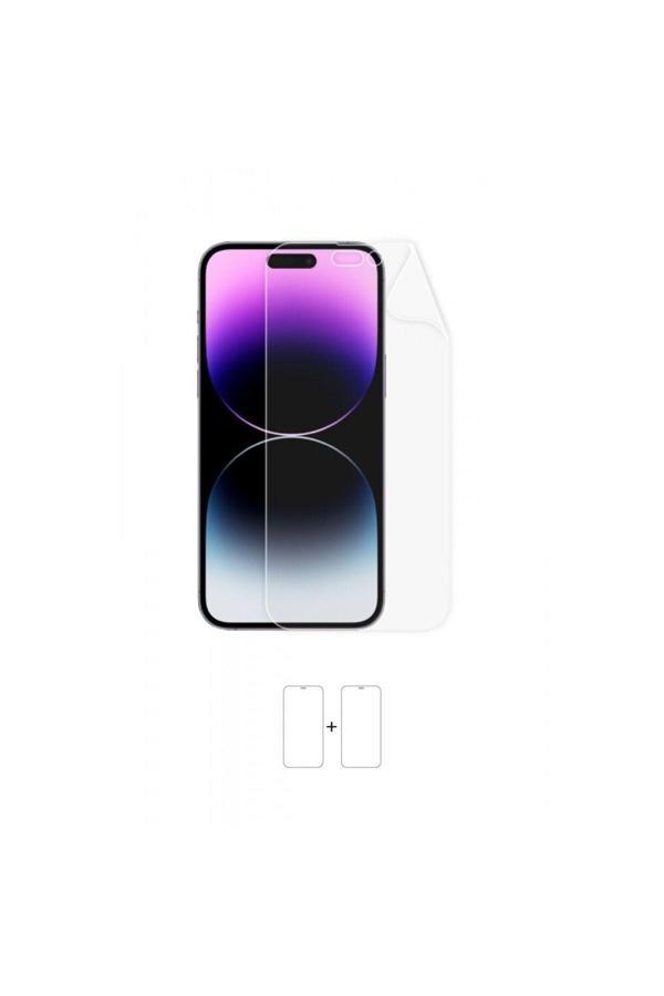 Iphone 14 Pro Max Uyumlu Ekran Koruyucu Kaplama Darbe Emici Poliüretan Film Amerika Üretimi - Image 1