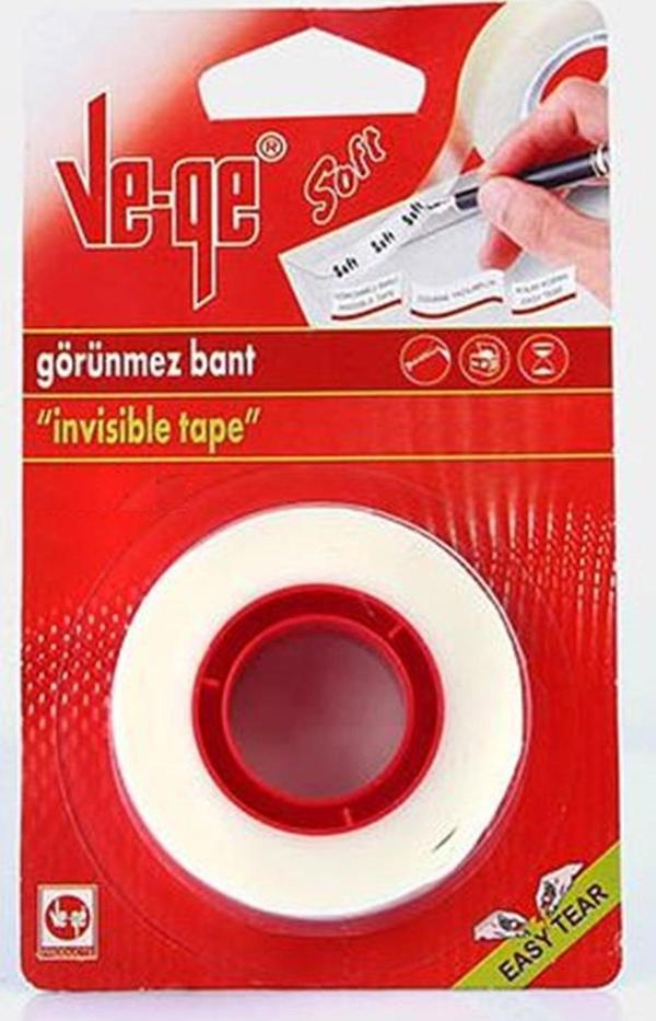 vege Görünmez Bant Donut Soft 19 mm X 25Mt (6 Lı Paket) - Image 1