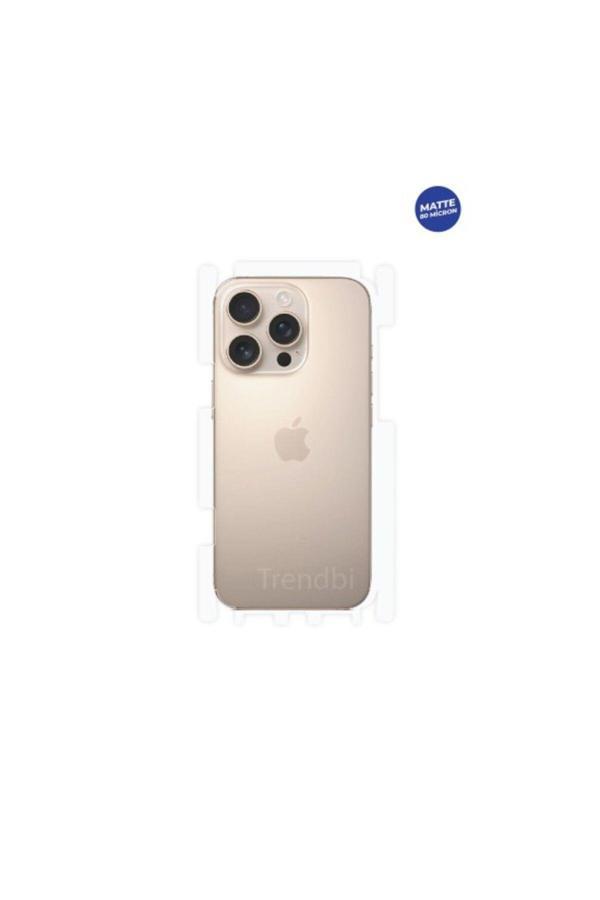 iPhone 16 Pro Mat Arka Yan Koruyucu Hd Film - Image 1