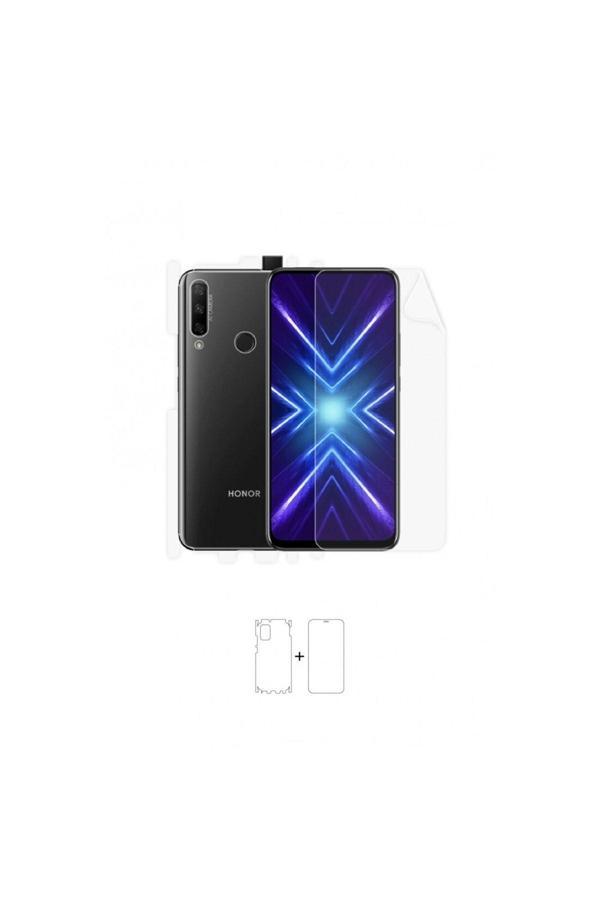 Honor 9x 360 ° Full Body Ekran Koruyucu Kaplama Ön Arka Yan Darbe Emici Poliüretan Film - Image 1