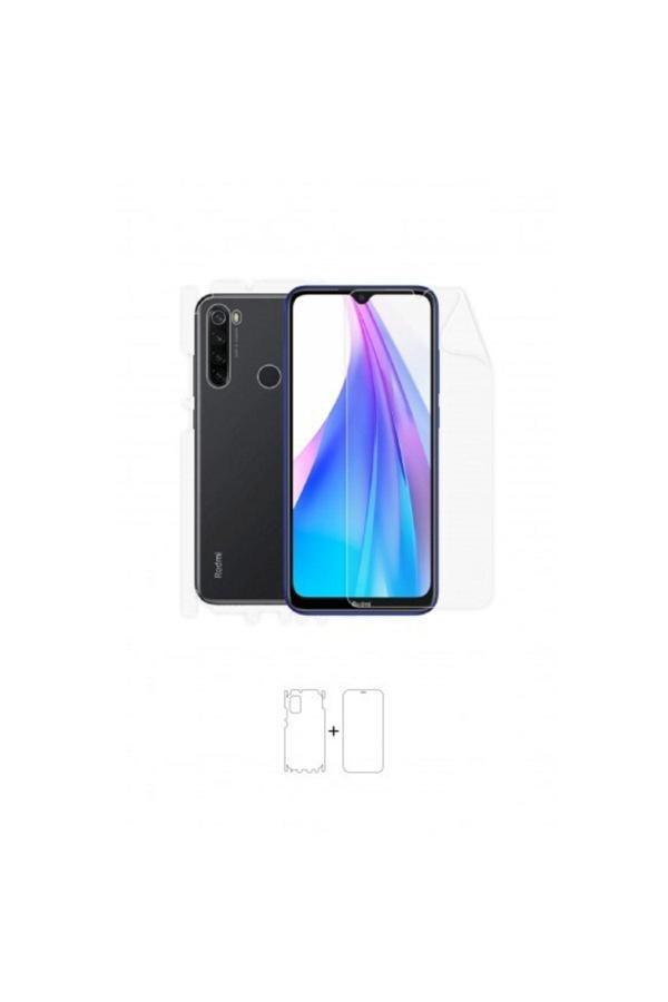 Xiaomi Redmi Note 8t 360 ° Full Body Ekran Koruyucu Kaplama Ön Arka Yan Darbe Emici Poliüretan Film - Image 1