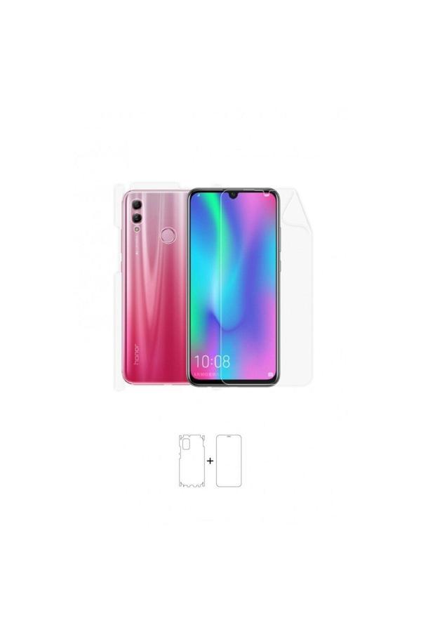 Honor 10 Lite 360 ° Full Body Ekran Koruyucu Kaplama Ön Arka Yan Darbe Emici Poliüretan Film - Image 1