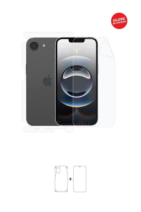 iPhone 16e Ekran, Arka ve Yan Koruyucu Fullbody Kaplama TPU Film - Image 1