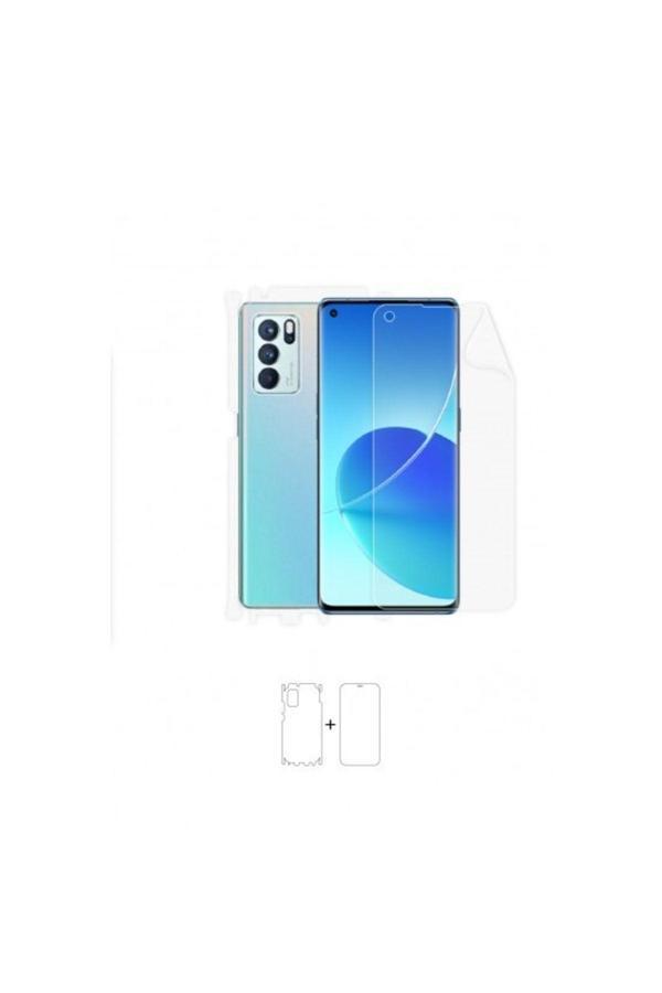 Oppo Reno 6 Pro 5g 360 ° Full Body Ekran Koruyucu Kaplama Ön Arka Yan Darbe Emici Poliüretan Film - Image 1