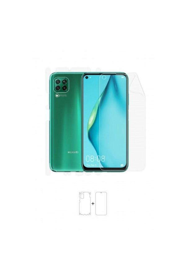 Huawei Nova 7i 360 ° Full Body Ekran Koruyucu Kaplama Ön Arka Yan Darbe Emici Poliüretan Film - Image 1