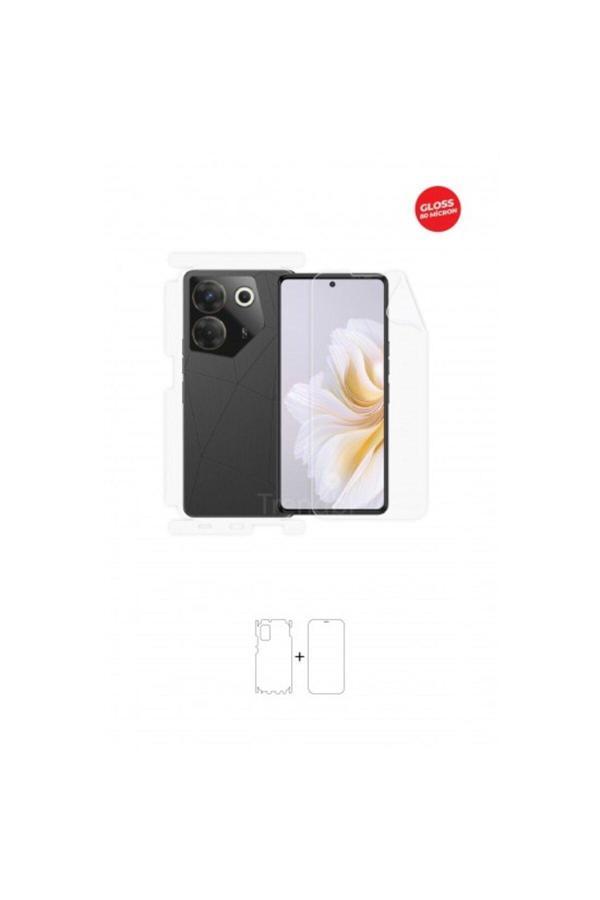 Tecno Camon 20S Pro 5G 360 ° Full Body Ekran Koruyucu Kaplama Ön Arka Yan Darbe Emici Hd Film - Image 1