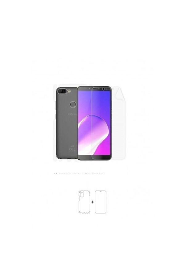 Infinix Hot 6 Pro 360 ° Full Body Ekran Koruyucu Kaplama Ön Arka Yan Darbe Emici Poliüretan Film - Image 1