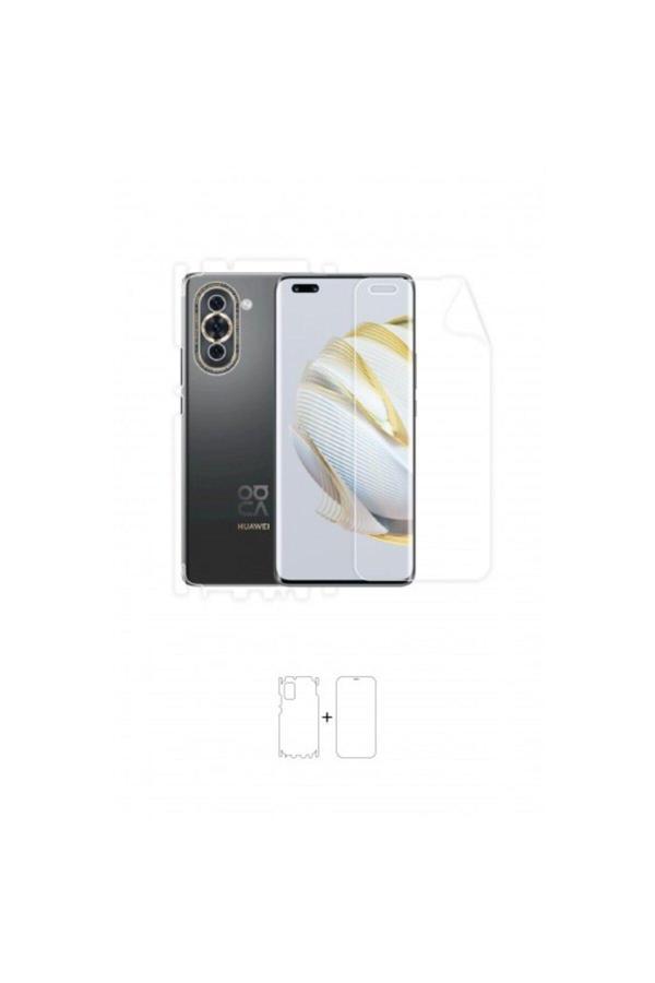Huawei Nova 10 Pro 360 ° Full Body Ekran Koruyucu Kaplama Ön Arka Yan Darbe Emici Poliüretan Film - Image 1