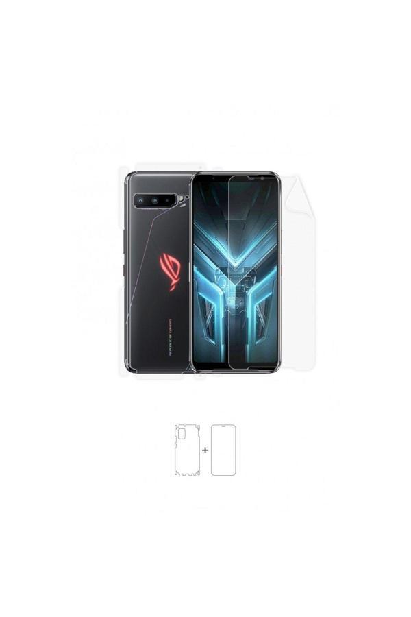 Asus Rogphone 3 Strix Edition Full Body Ekran Koruyucu Ön Arka Yan Darbe Emici Poliüretan Film - Image 1