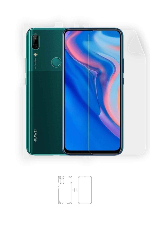 Huawei P Smart Z 360 ° Full Body Ekran Koruyucu Kaplama Ön Arka Yan Darbe Emici Poliüretan Film - Image 1