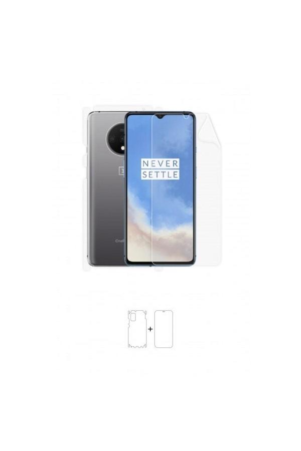 Oneplus 7t 360 ° Full Body Ekran Koruyucu Kaplama Ön Arka Yan Darbe Emici Poliüretan Film - Image 1