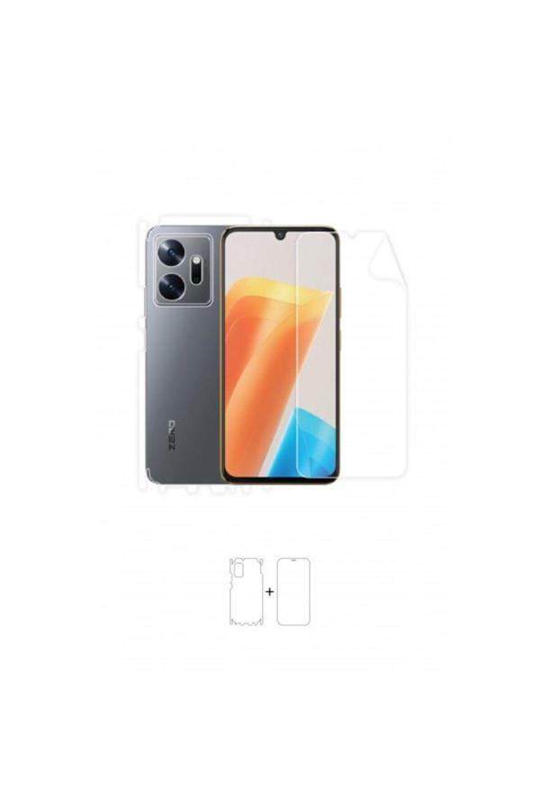 Infinix Zero 20 360 ° Full Body Ekran Koruyucu Kaplama Ön Arka Yan Darbe Emici Poliüretan Film - Image 1