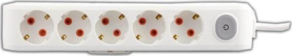 Viko Multi-Let 5 Li Anahtarlı 1 Metre Kablolu Priz 90117501 - Image 1
