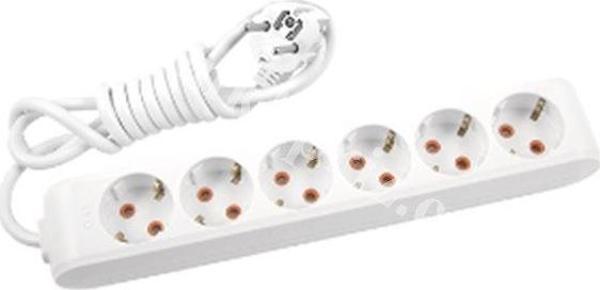 Viko Multi-Let 6 Lı Topraklı 1 Metre Kablolu Priz (90113601) - Image 1