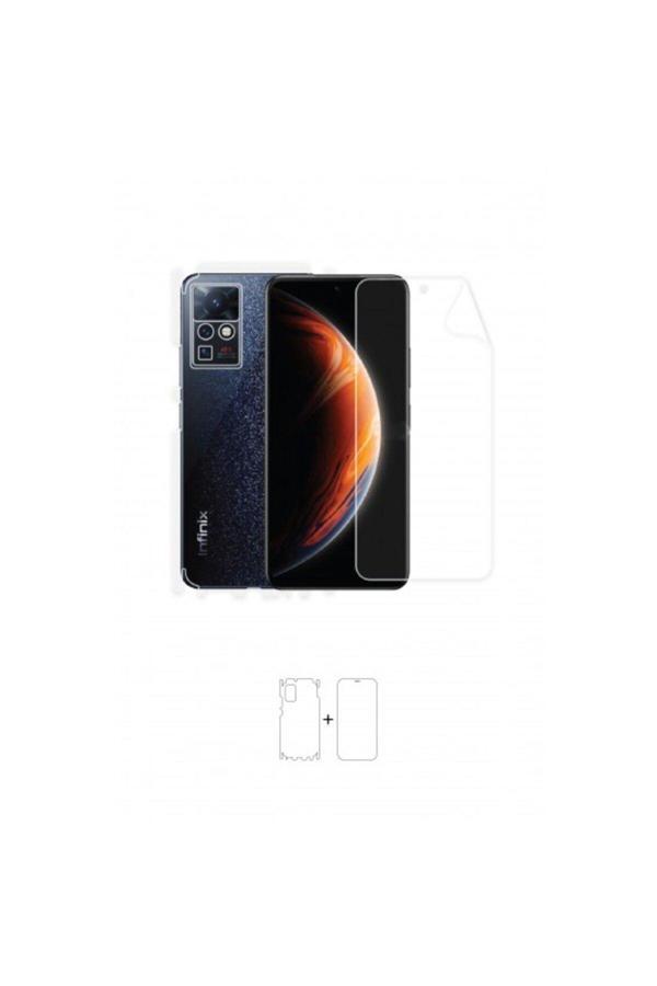 Infinix Zero X Pro 360 ° Full Body Ekran Koruyucu Kaplama Ön Arka Yan Darbe Emici Poliüretan Film - Image 1