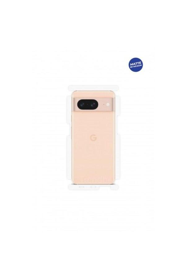 Google Pixel 8 Mat Arka ve Yan Koruyucu Tpu Film - Image 1