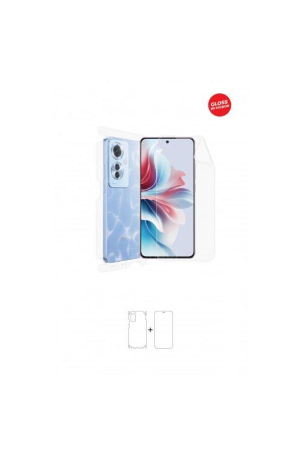 Oppo Reno 11F 5G 360 ° Full Body Ekran Koruyucu Kaplama Ön Arka Yan Darbe Emici Hd Film - Image 1