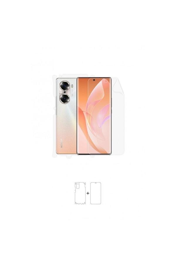 Honor 60 360 ° Full Body Ekran Koruyucu Kaplama Ön Arka Yan Darbe Emici Poliüretan Film - Image 1