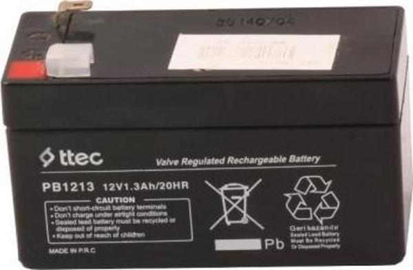 Ttec Plus 12V 1.3Ah Bakımsız Kuru Akü - Image 1